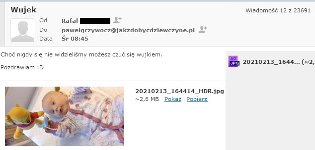 możesz czuć się wujkiem