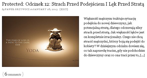 strach przed podejściem