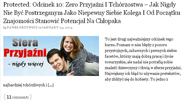 strefa przyjaźni